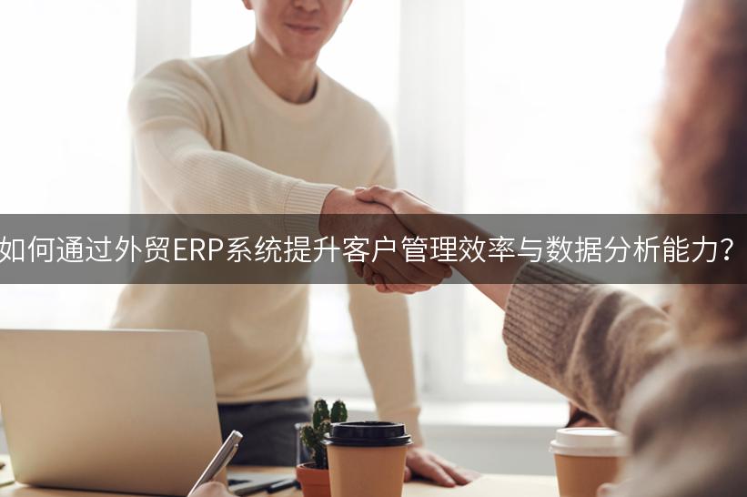 如何通过外贸ERP系统提升客户管理效率与数据分析能力？