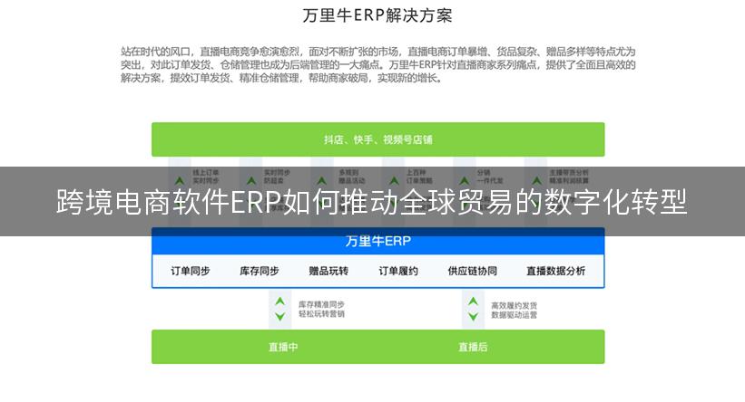 跨境电商软件ERP如何推动全球贸易的数字化转型