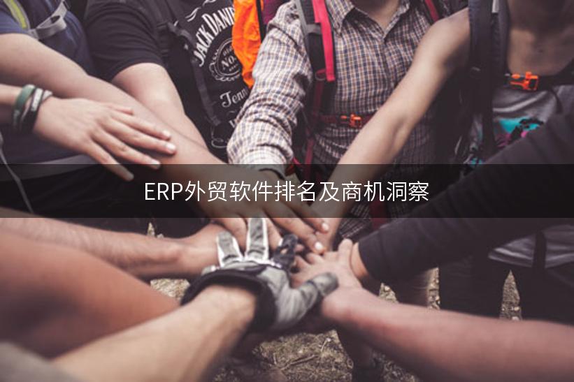 ERP外贸软件排名及商机洞察