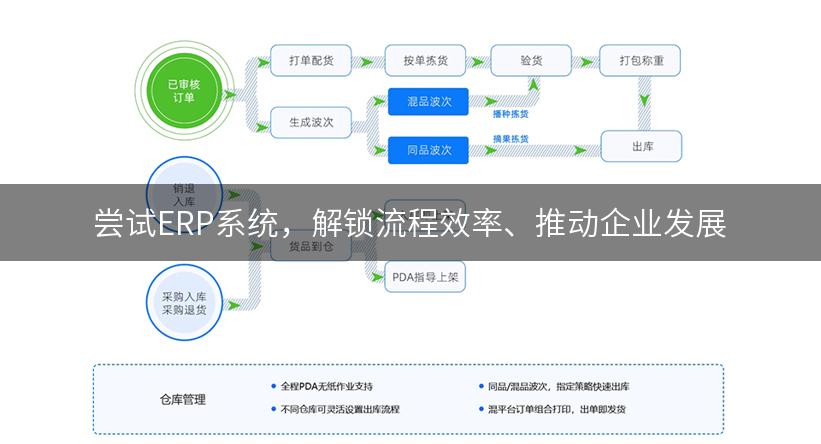 尝试ERP系统，解锁流程效率、推动企业发展