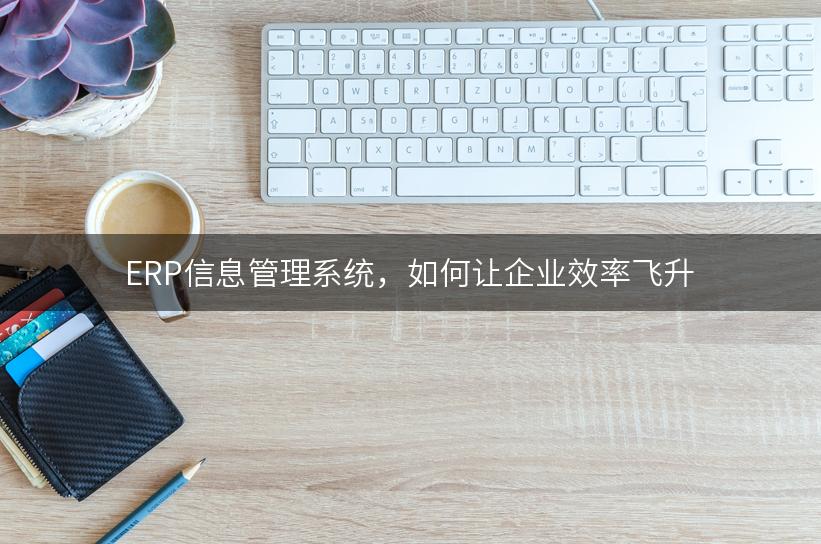 ERP信息管理系统，如何让企业效率飞升