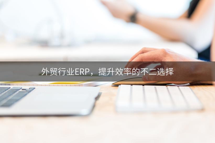 外贸行业ERP，提升效率的不二选择