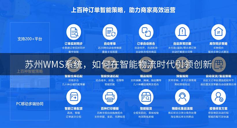 苏州WMS系统，如何在智能物流时代引领创新