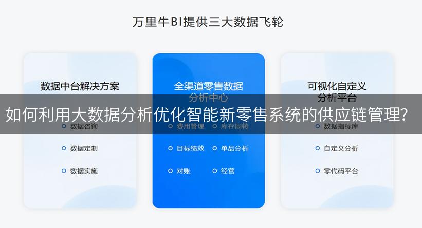 如何利用大数据分析优化智能新零售系统的供应链管理？
