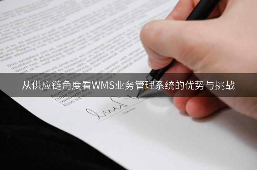 从供应链角度看WMS业务管理系统的优势与挑战